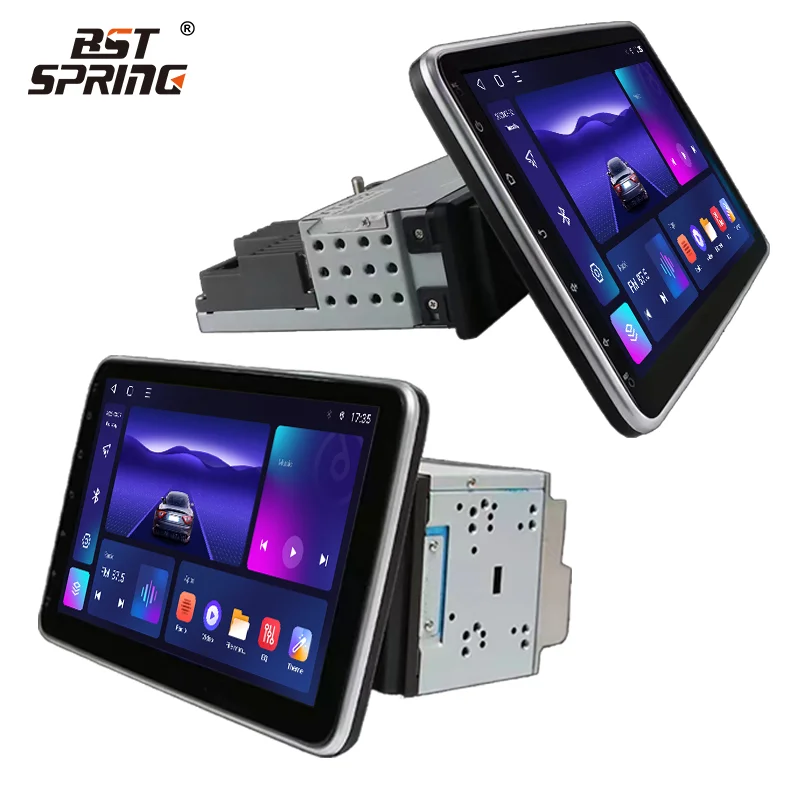 Универсальный Android 1din двойной din Регулируемый 10 дюймов сенсорный экран автомобильное радио GPS мультимедийный Dvd Carplay стерео
