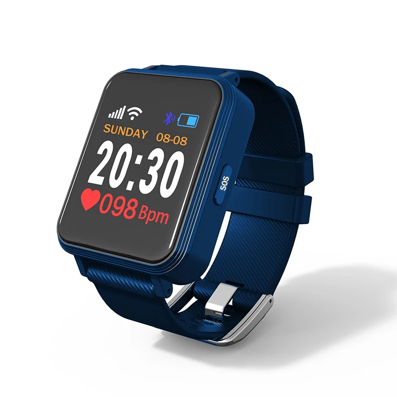 2022 new free SDK API waterproof LTE 4g sos gps adult watch 4g watch for elderly