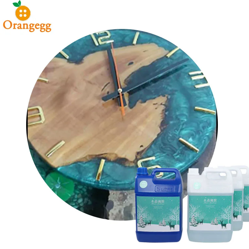 Orangegg Epoxy resin AB Glue for crystal arts wooden table epoxy resin