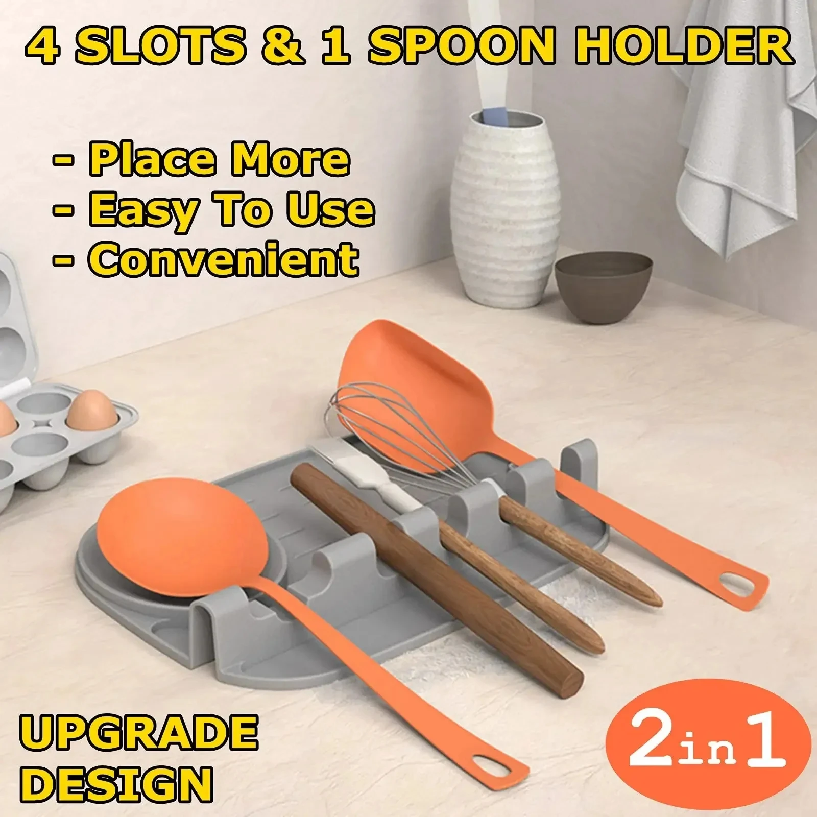 High quality cooking pot holder spoon holder silicone tableware rest tool silicone tableware rest with drip pad