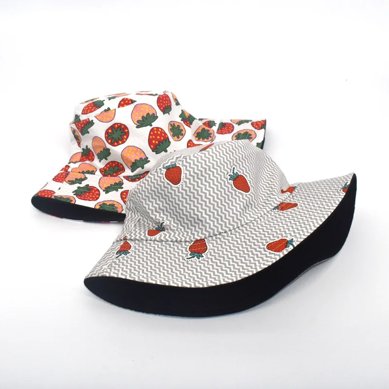 2021 New Arrivals Hawaii Summer Reversible Fisherman Cap ,Custom All Over Prined Fashion Bucket Hat