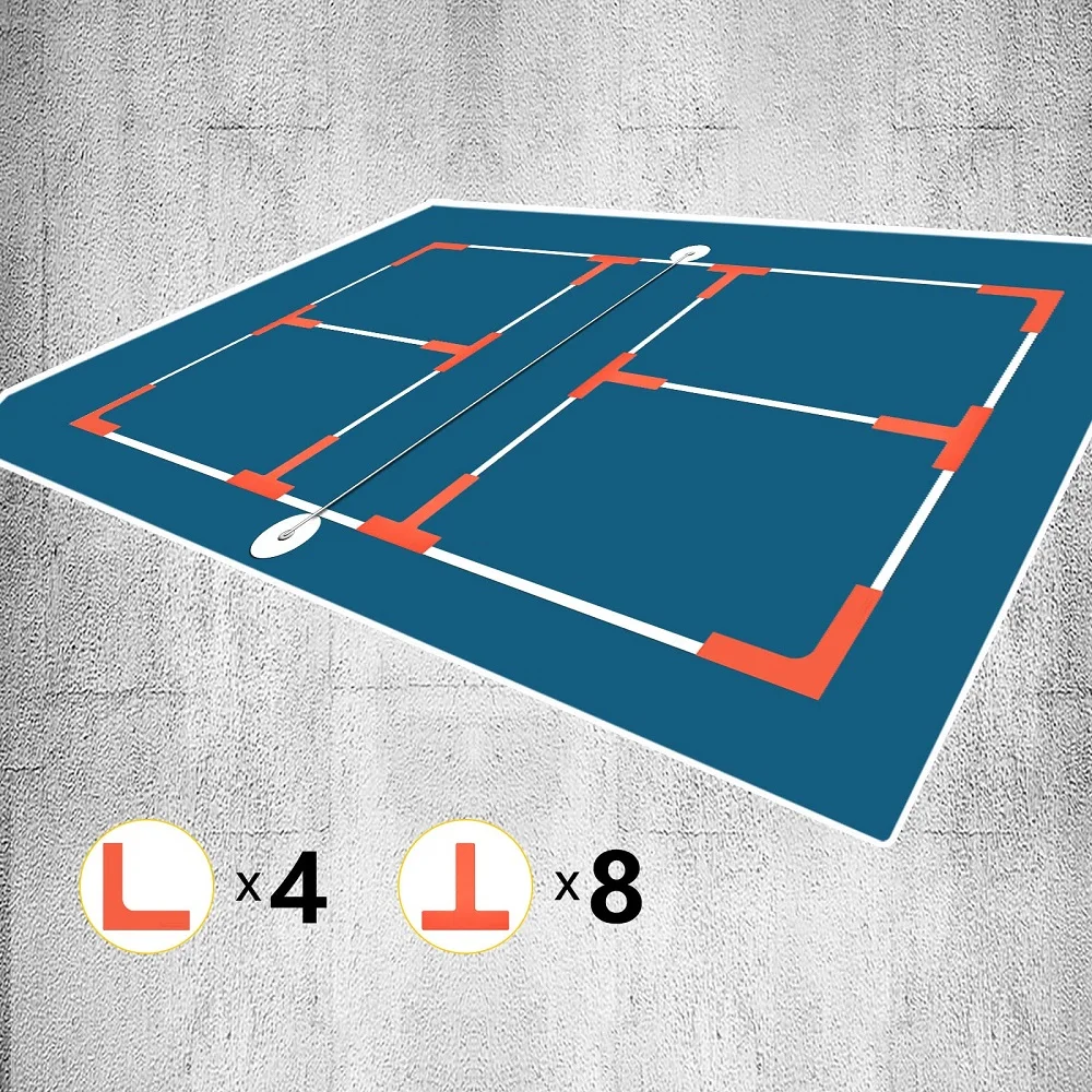 New arrival Stadium Land Boundary Sports Auxiliary Accessories Sign Pickleball Sports Stadium Boundary Marking Set