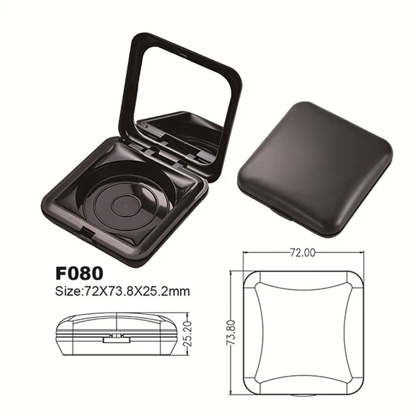 Новинка 2021 года, палитра пустых румян и теней для век с квадратным оттенком