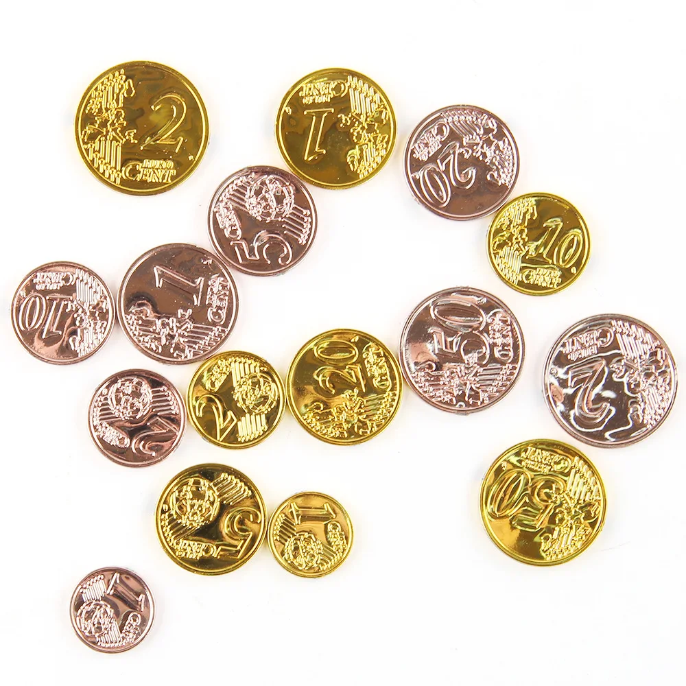 Wholesale Euro and Dollar Invalid Wedding Movie Drama Coins Party game coins