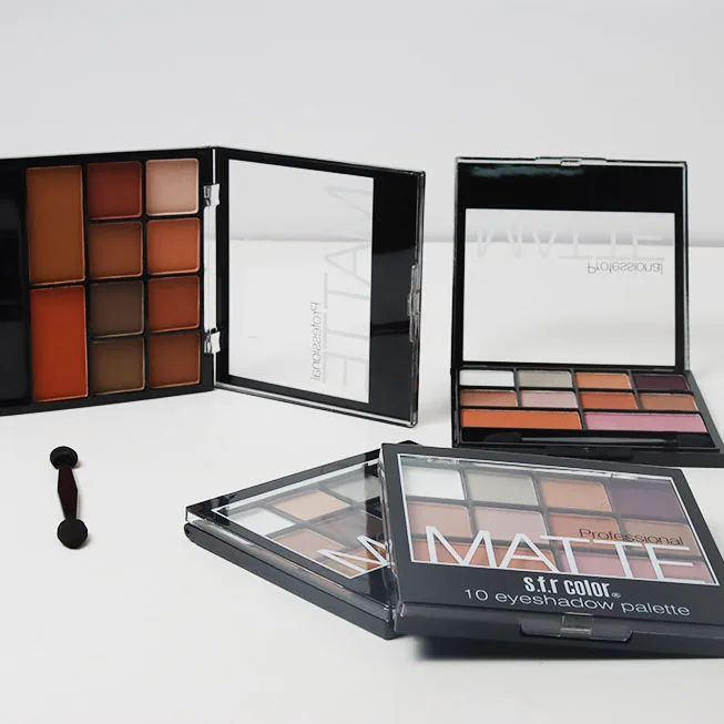 10 Color Full Matte Makeup Eyeshadow Waterproof Mineral Powder Pumpkin Smoke Nude Make up Palette Cosmetics Eyeshadow Eye Shadow