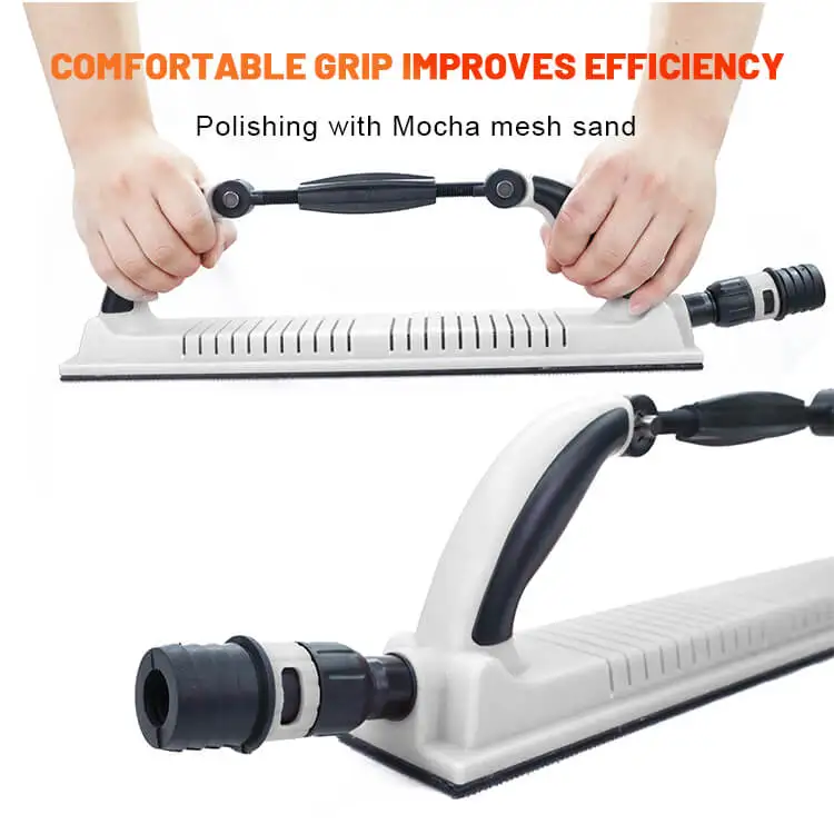 Adjustable 70*400mm Hand Sander Long Hand Sanding Block Dry Paint Sander for Car paint polishing