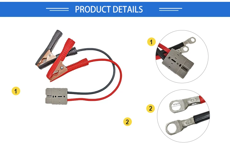 Electric Vehicle Wiring Harness 175a Forklift Power Handle Plug Wire New Energy Wiring Harness