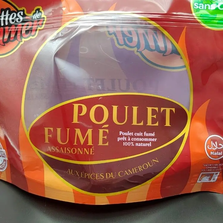 Personalised printed ziplock rotisserie roasted chicken packaging bag roasted grilled chicken stand up pouch with handle