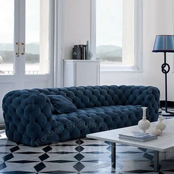 luxury simplish modern design velvet fabric sofa couch set for home or wedding