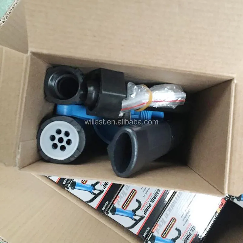 Manual transfer barrel pump for low density liquid HUTZ PP lever action chemical hand pump ODP27LP06 plastic drum pump