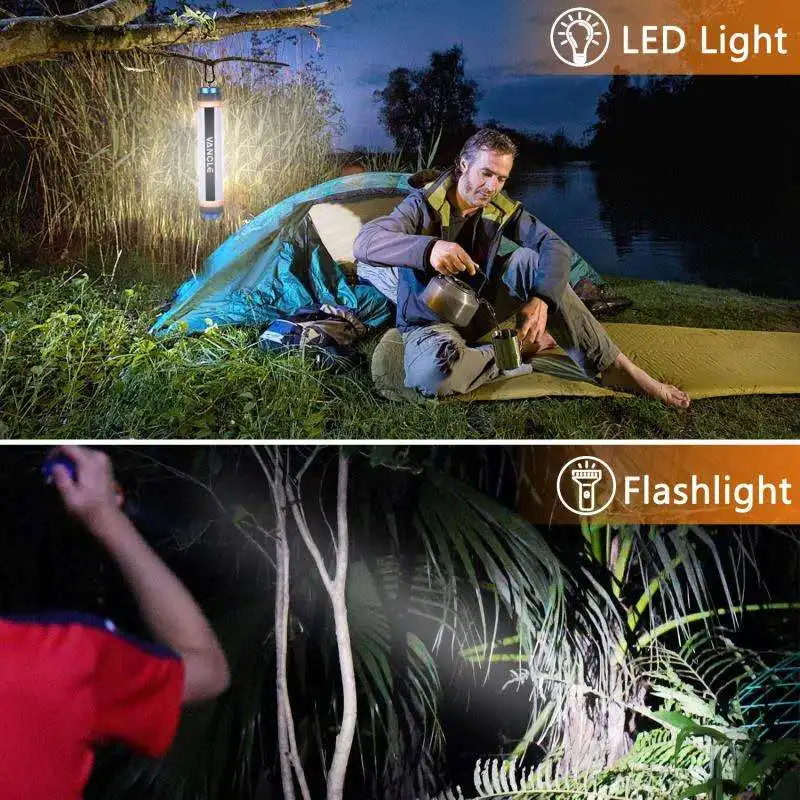 Best price outdoor usb waterproof portable camping light led rechargeable torch flashlight