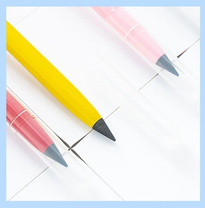 Customizable logo eternal writing continuous inking metal pencil without sharpening the pencil