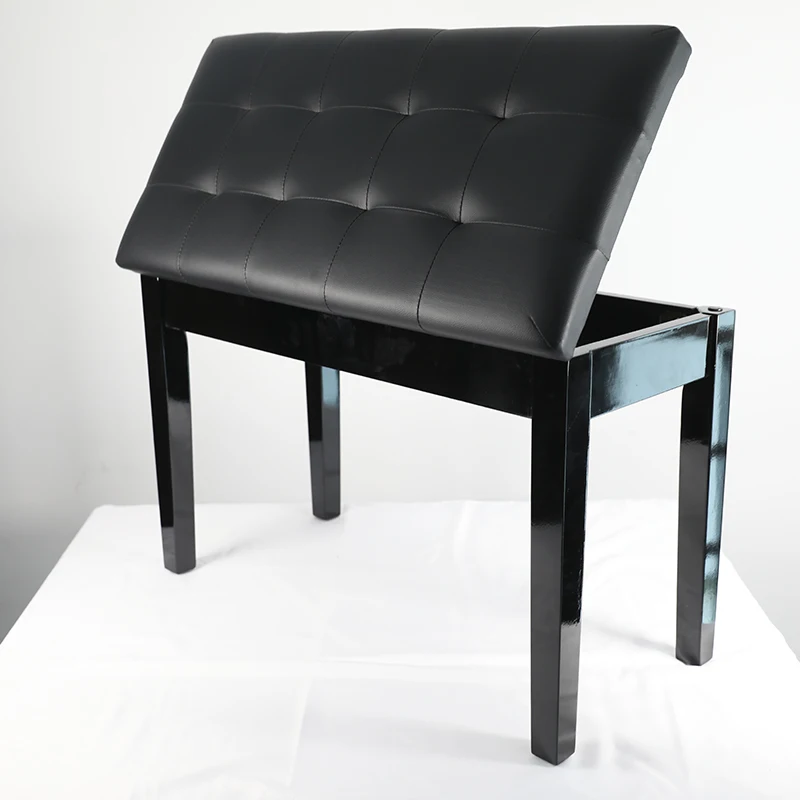 CH-4!  Hot selling hard wood PIANO BENCH ! Wholesale Professional and high quality  piano stool with bookcase