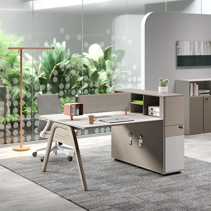 modern cubical 2 person Office workstations wall computer tables Furniture desk pc cubicle Partition desks and cubicle