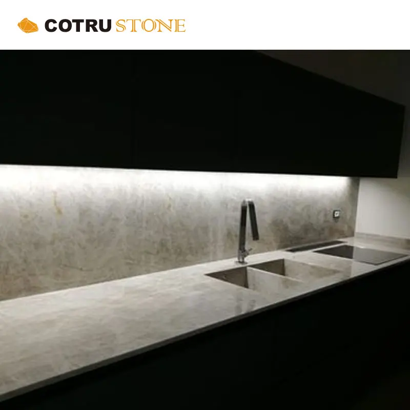 Hot Sale Dolomite Taj Mahal Stone Furniture Bathroom Vanity Countertops Indoor Laundrytop Customized Polished slabs