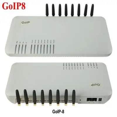 8 chips GSM VoIP Gateway GoIP8 VoIP SIP GSM Router gateway ippbx VoIP Adapter