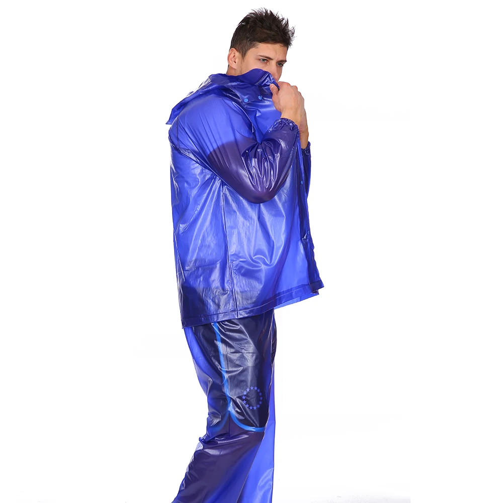 Motorcycle Rain Coat PVC Waterproof Rain Suit Wholesale Adult Reusable Rainwear Multifunctional Rainsuit