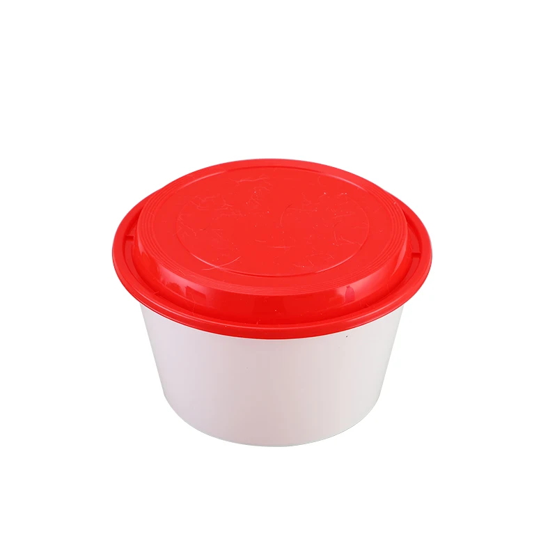 Reusable Plastic Airtight Deli Food Storage Containers with Lids Ideal for Soup Meal Prep BPA-Free Stackable