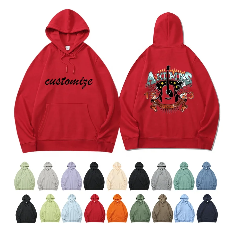 Best Sale High Quality Cotton French Terry Drop Shoulders Oversized Pullover Hoodies Plain Unisex Custom Hoodies