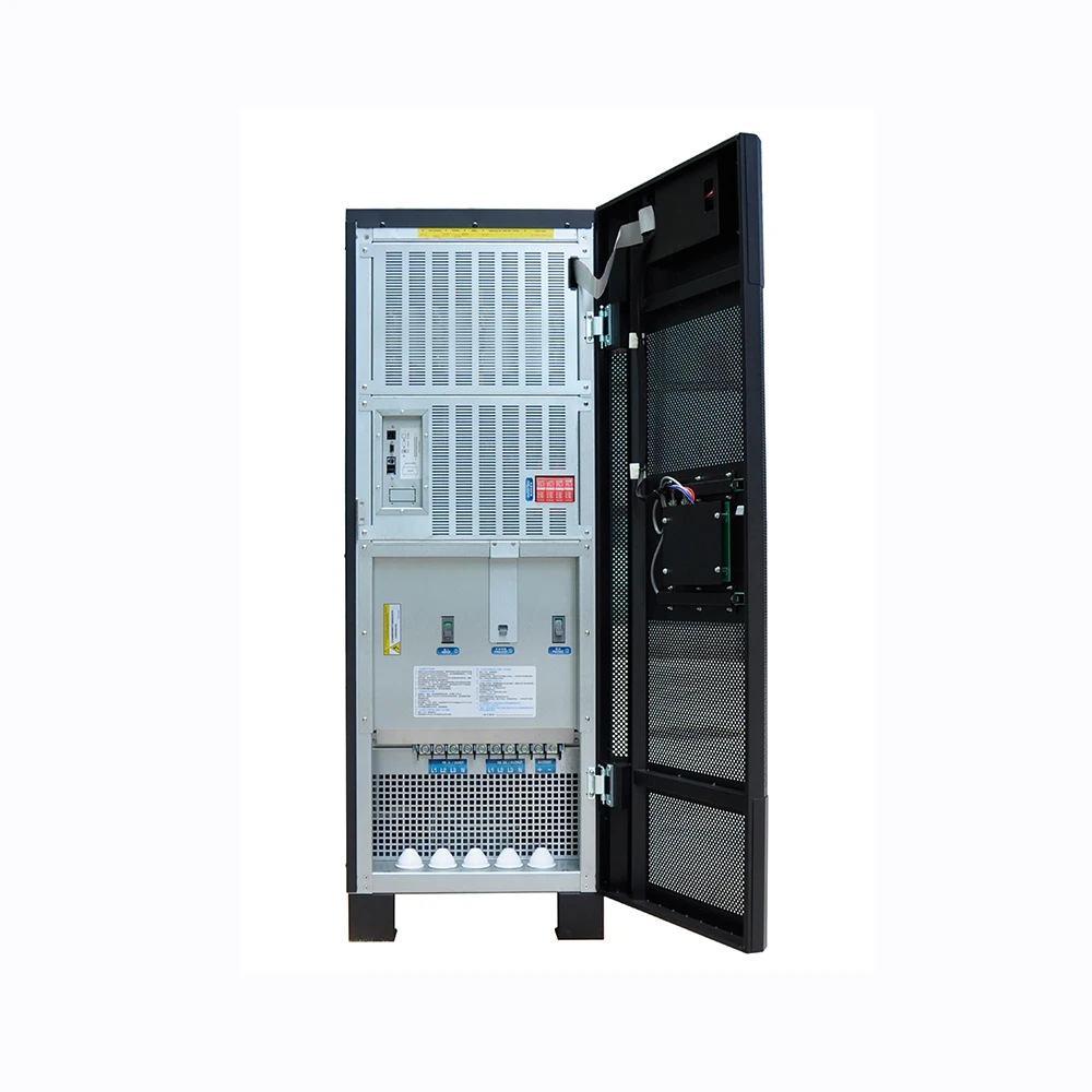 60KVA Low frequency online UPS true double conversion DSP 100% micro controlled for industry load 3 phase UPS