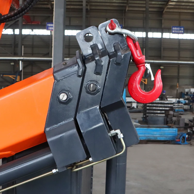 Hydraulic Truck Mounted Crane Folding Boom Truck Mounted BOB-LIFT 5 Ton Crane Knuckle Boom crane On Truck