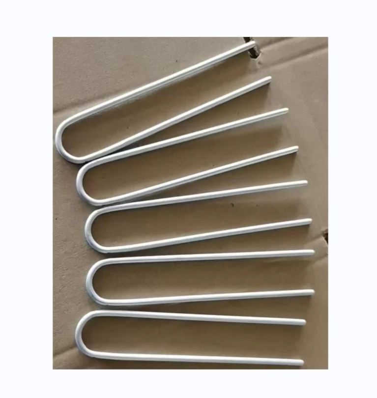 High quality Garden fabric Stakes Galvanized Landscape Staples u shape sod staples for sale