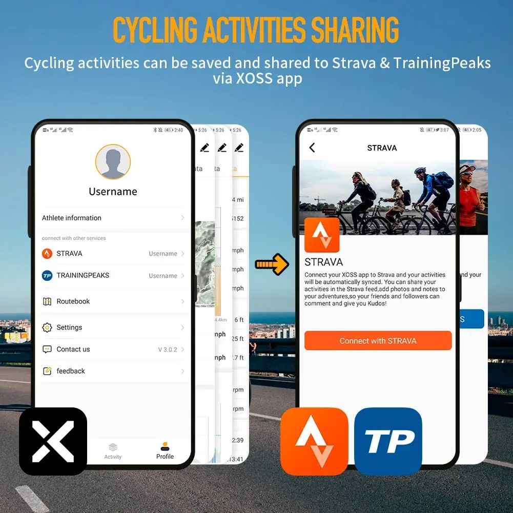 Беспроводной GPS-Спидометр YSANAM Bicicleta XOSS G ANT + водонепроницаемый дорожный велосипедный компьютер BLE