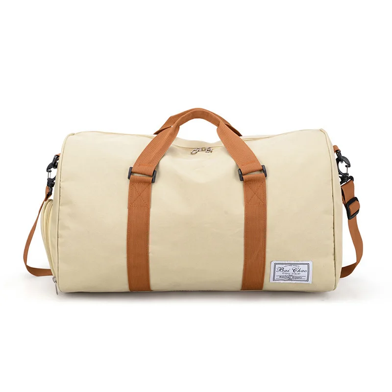 Durable Men Women Waterproof Tote Wet and Dry Shoes Compartment Travel Duffel Bag Lightweight Sports Gym Bag travel luggage bag