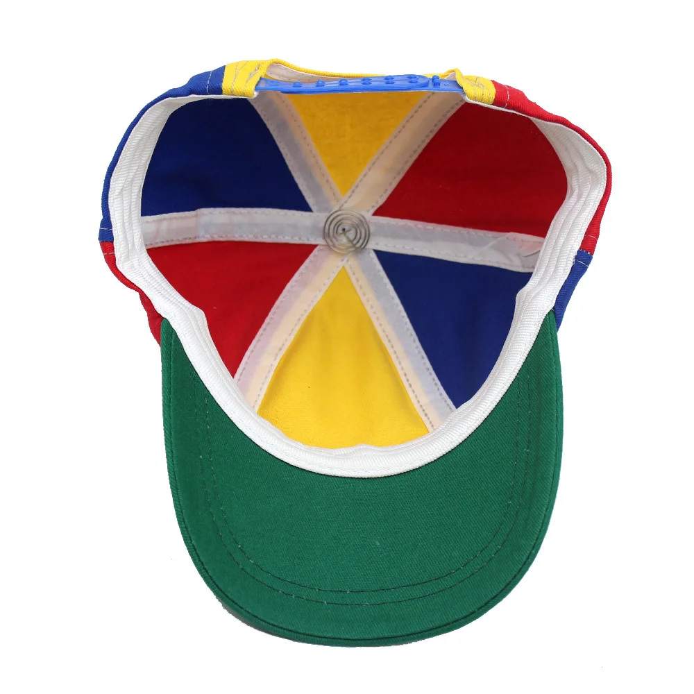 Fashion Colorful Funny Snapback Hat Detachable Helicopter Baseball Cap Adjustable Top Hats for Kid Adult Rainbow Propeller Hat