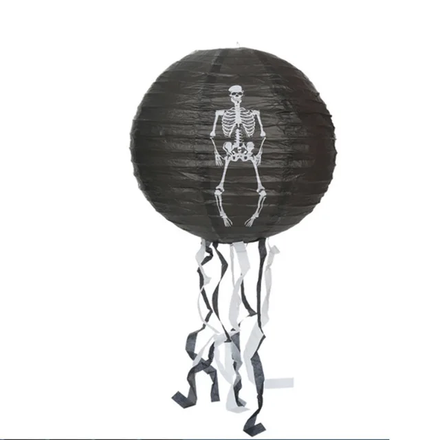 Round Lanterns Halloween Pumpkin Party Decoration Cute Plastic Pumpkin Lantern Decorative Pumpkin Lantern