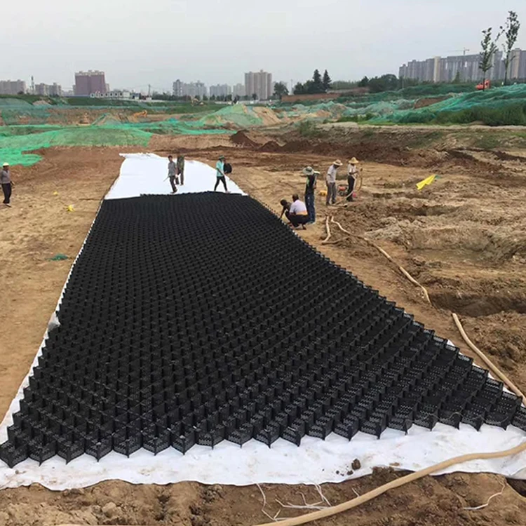 HDPE geocell Driveway Gravel Grid Geocell plastic geowebs good price for road works