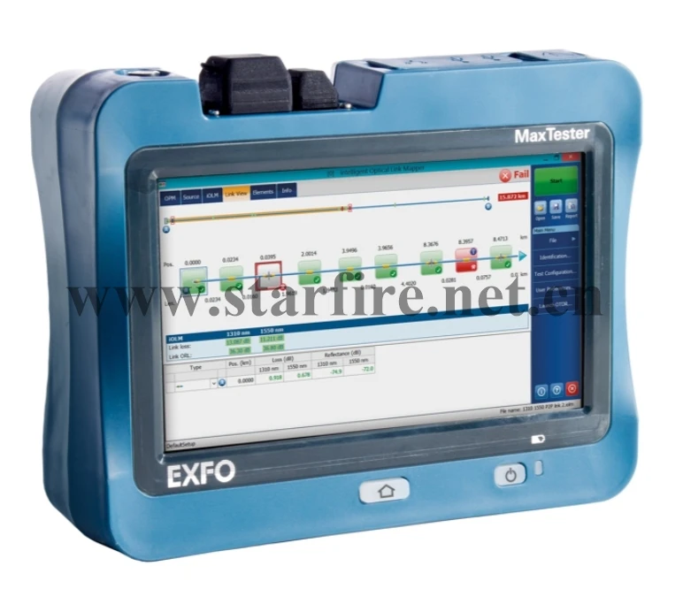 Newest Model EXFO OTDR MAX-715D-SM1-Oi with iOLM software 1310/1550 nm Touch Screen MaxTester 715D - last-mile OTDR Supplier