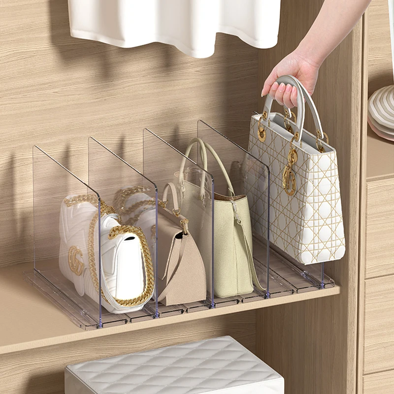 Wannuo Transparent Thickened Household Shelf Dividers Plastic Wardrobe Blocking Plate Shelf Dividers