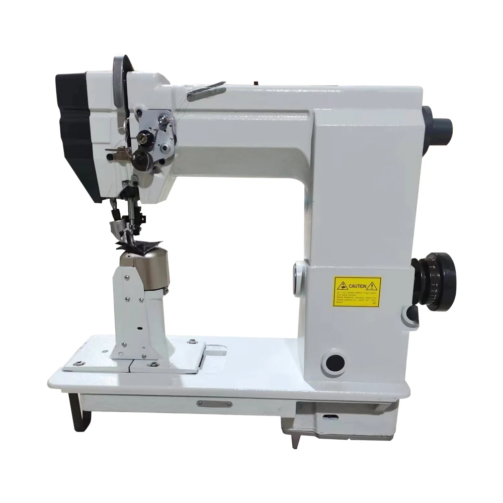 QK-9910 industrial sewing machine post bed single needle roller feed garment machine for heavy material