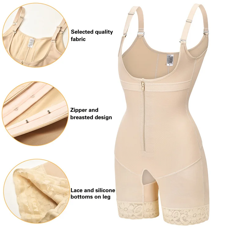 Custom 2022 Adjustable Tummy Control Firm Butt Lifter Bodysuit Full Body Shaper For Women plus size Body Shapewear