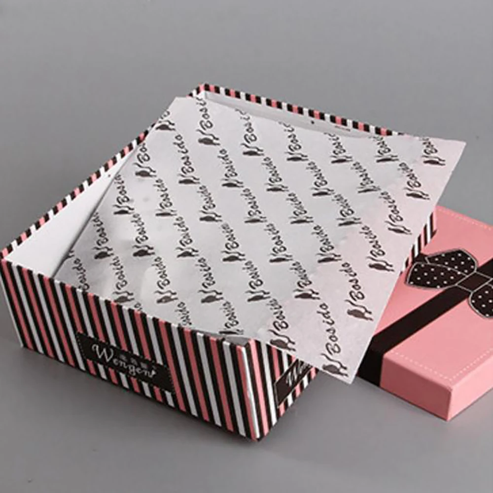 
custom printed tissue wrapping paper for packaging 