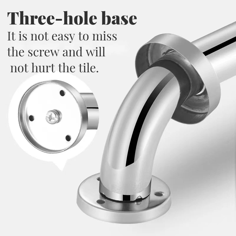 Grab Bars for Bathtubs Shower bar Set 3 Suction Shelf