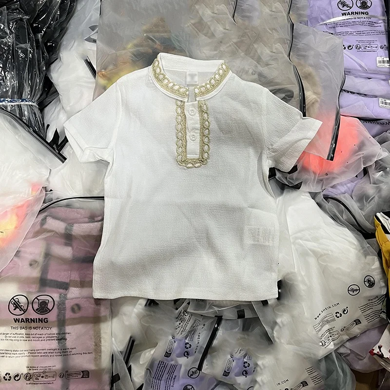 Wholesale Clothes Supplier Mixed Brand New Sealed Bale Direct From Factory Summer Baby Kids Bale