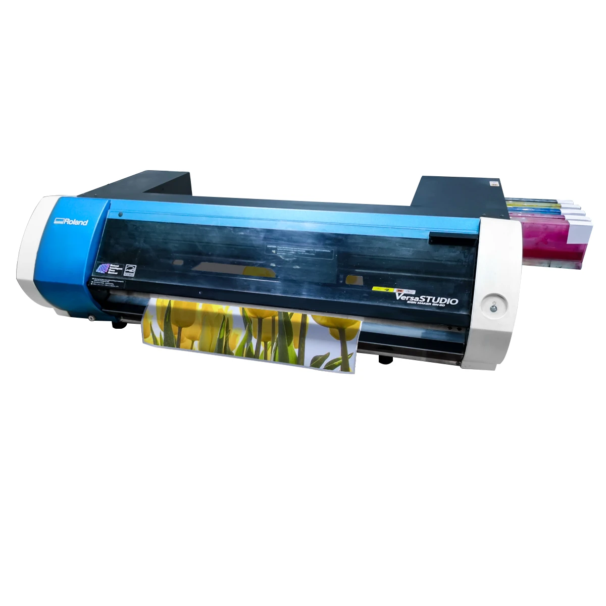 secondhand Roland bn20 printer use DX7 printhead printing and cutting machine for vinyl stickers label printer