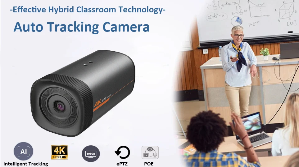 Easy to Use Lecturer Tracking Classroom Video Web Cam Teacher Auto Tracking Camera