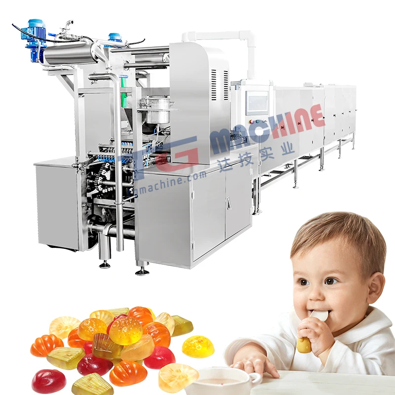 jelly production line maker pectin and gelatin gummy bear making equipment