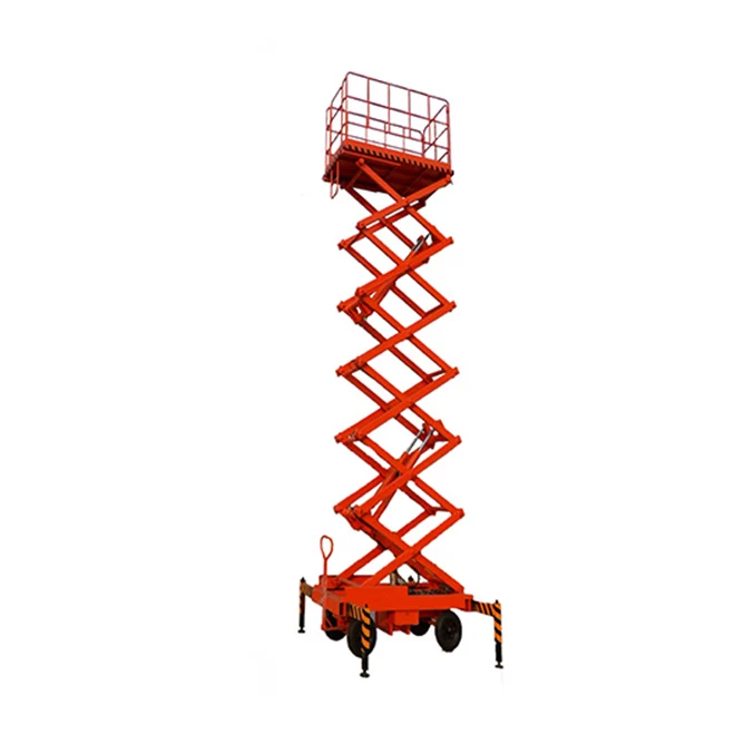 Portable lifter 11m lifting machine 4x4 mobile electric scissor lift