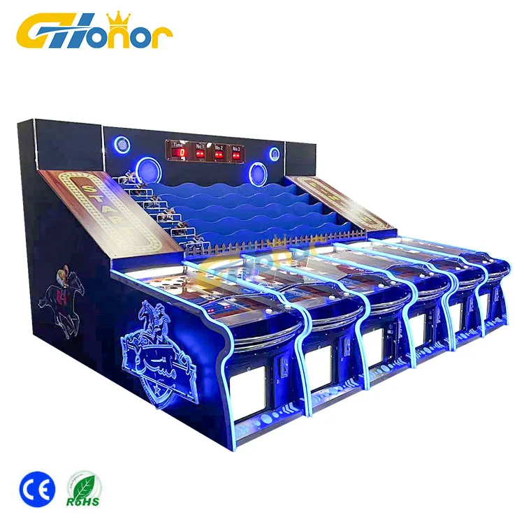 Game Center 6 Players Indoor Popular  Coin operated machine Horse racing game Carnival machine