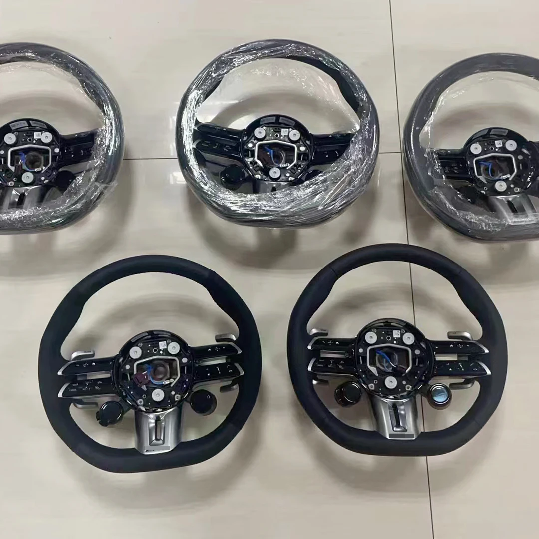 New upgrade old car retrofit leather Steering Wheel For Mercedes-Benz glk class e300 e200 w177 w211 w204 w205 c450 c204