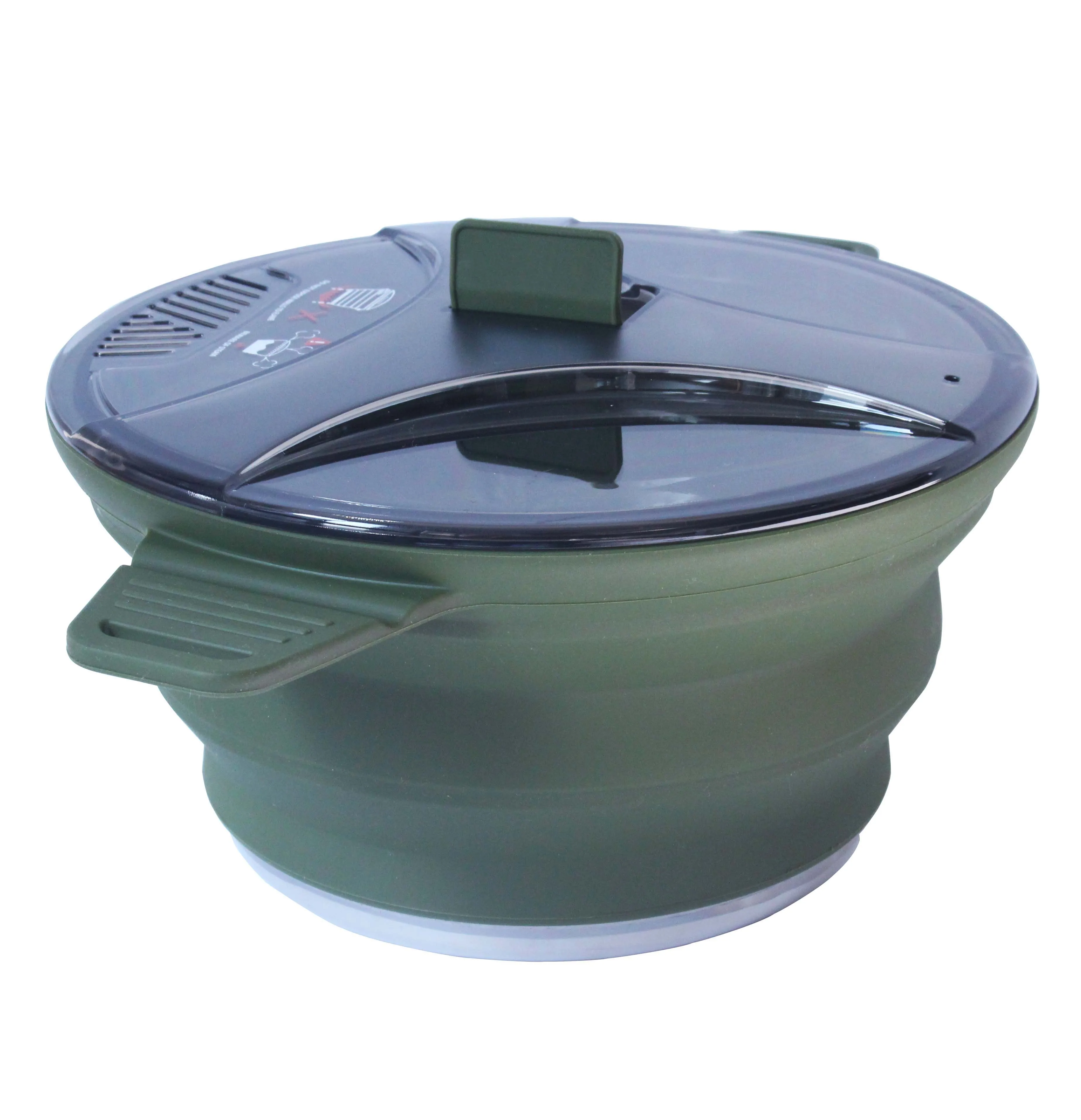 Hot sales 2.5L Large Outdoor Pots Silicone Foldable Camping Pot