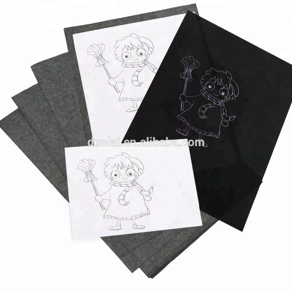 
Gray Graphite Transfer Paper For Kids Drawing And Tracing 