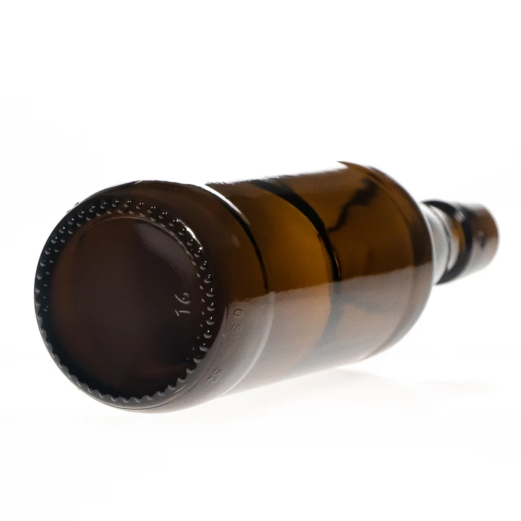 500ml amber glass beer bottle with swing top stopper