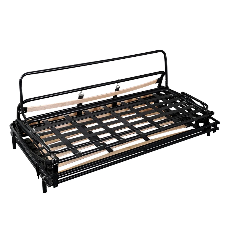 Home Furniture One Step Mechanism Sofa Folding Convertible Sofa Cum Bed Mechanism with Wooden Slats