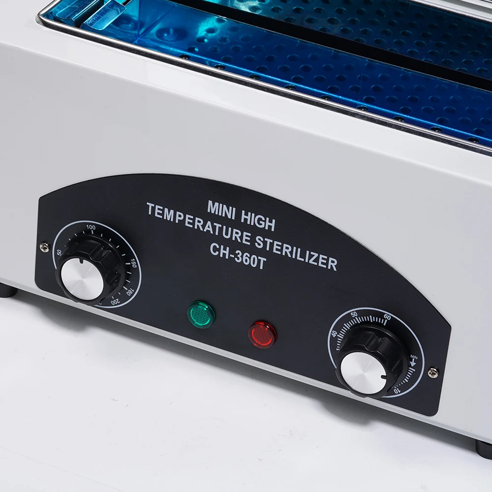 Dry Heat High Temperature Sterilizer Nail Tools Hot Air Disinfection Cabinet Manicure Pedicure Salon Machine