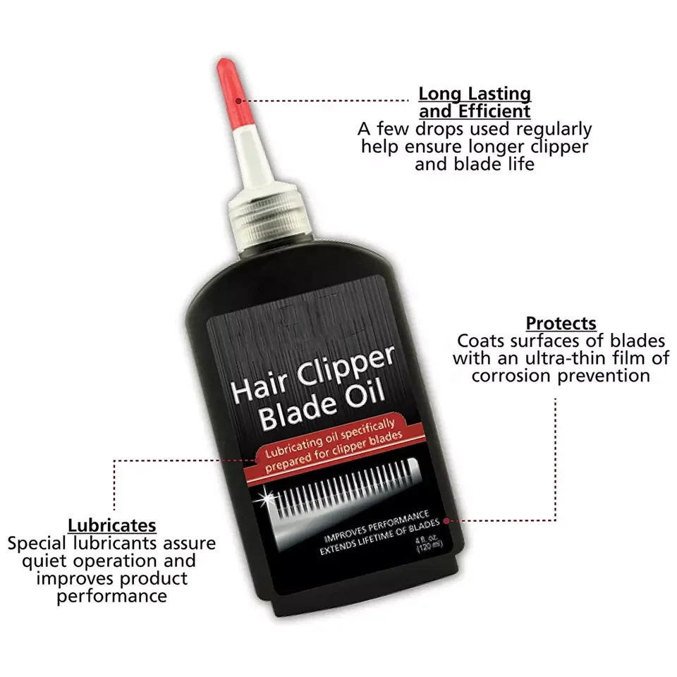 Hot Selling Lubricant for Electric Hair Clipper Retro Oil Head Cutting scissors Salon Scissor Maintenance Lubricating Oil